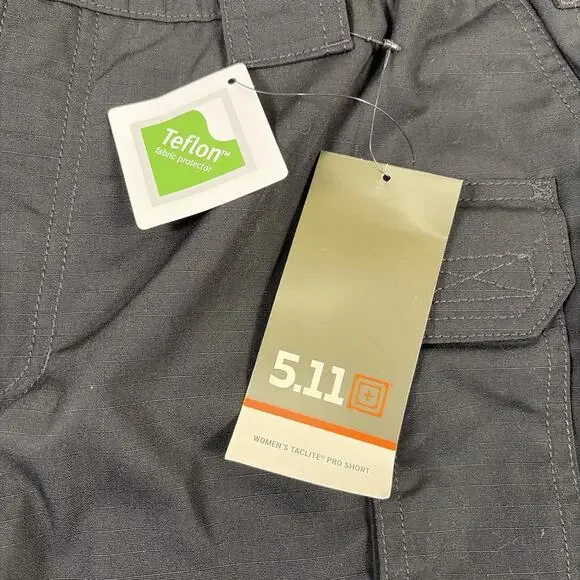 NWT 5.11 Tactical Women’s Taclite Shorts, 63071 - Black, Size 12. Bnfts Charity - Picture 3 of 16